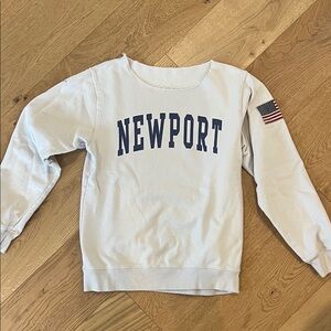 Brandy Melville Newport Sweatshirt with Flag